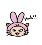 うさねこ。（個別スタンプ：4）