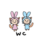 うさねこ。（個別スタンプ：5）