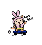 うさねこ。（個別スタンプ：14）