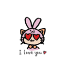 うさねこ。（個別スタンプ：15）