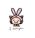 うさねこ。（個別スタンプ：16）