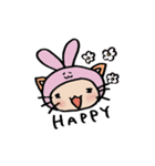 うさねこ。（個別スタンプ：24）