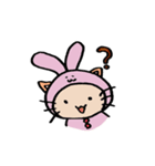 うさねこ。（個別スタンプ：28）