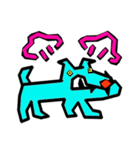 イカしたナイスな犬ブルードッグ（個別スタンプ：35）