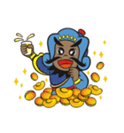 Lucky God came- Fortuna greet New Year（個別スタンプ：7）