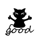 黒猫マロンのささやかな日常（個別スタンプ：5）