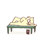 どこでも眠るねこ（個別スタンプ：14）