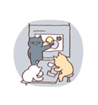 どこでも眠るねこ（個別スタンプ：16）