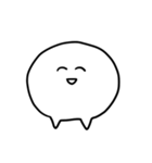白くて丸いやつ（個別スタンプ：1）
