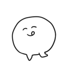 白くて丸いやつ（個別スタンプ：2）