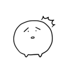 白くて丸いやつ（個別スタンプ：3）