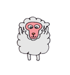羊のサリーと友達（個別スタンプ：12）