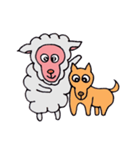 羊のサリーと友達（個別スタンプ：32）