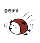 スズメのまめちゃん（個別スタンプ：17）