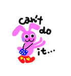 pink rabbit USAKO（個別スタンプ：3）