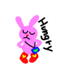 pink rabbit USAKO（個別スタンプ：4）