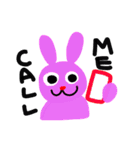 pink rabbit USAKO（個別スタンプ：11）