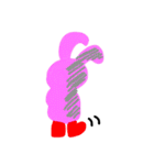pink rabbit USAKO（個別スタンプ：22）
