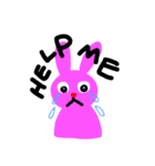 pink rabbit USAKO（個別スタンプ：25）