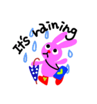 pink rabbit USAKO（個別スタンプ：28）
