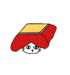 アニマル 壁からこそっ（個別スタンプ：12）