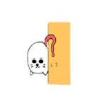 アニマル 壁からこそっ（個別スタンプ：28）