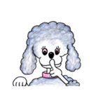 プードルと妹分のMIX犬（個別スタンプ：30）
