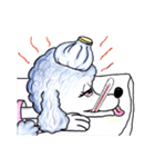 プードルと妹分のMIX犬（個別スタンプ：32）