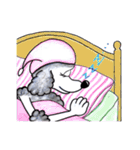 プードルと妹分のMIX犬（個別スタンプ：35）