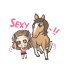 Lauren ＆ Caramelly buddy horse（個別スタンプ：20）