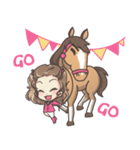 Lauren ＆ Caramelly buddy horse（個別スタンプ：26）