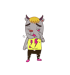 Buffalo Man in K-POP Style（個別スタンプ：38）