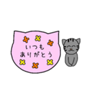 シンプル猫ボード ～女子編～（個別スタンプ：21）