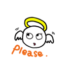 デビルくんとエンジェルちゃん（個別スタンプ：37）