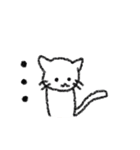 クレヨン猫ちゃん（個別スタンプ：34）