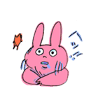 ねこ氏うさぎ氏と仲間たち（個別スタンプ：3）