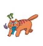 ねこ氏うさぎ氏と仲間たち（個別スタンプ：27）