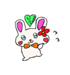うさぎさんのハートのふきだし（個別スタンプ：13）