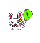 うさぎさんのハートのふきだし（個別スタンプ：27）