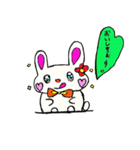 うさぎさんのハートのふきだし（個別スタンプ：37）
