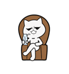 しろにゃう（個別スタンプ：16）