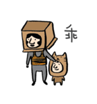 Mr. Big Nose loves daydreaming.（個別スタンプ：5）