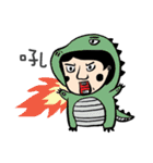 Mr. Big Nose loves daydreaming.（個別スタンプ：11）