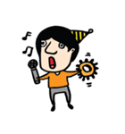 Mr. Big Nose loves daydreaming.（個別スタンプ：22）