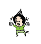Mr. Big Nose loves daydreaming.（個別スタンプ：24）