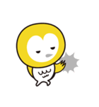 幸福の黄色いフクロウ ver2（個別スタンプ：2）