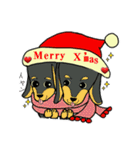 クリスマススタンプ（ペットばっかり）（個別スタンプ：5）
