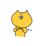 黄色いねこまる。（個別スタンプ：13）