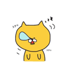 黄色いねこまる。（個別スタンプ：30）