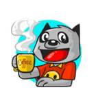 ルビアライグマ（個別スタンプ：4）